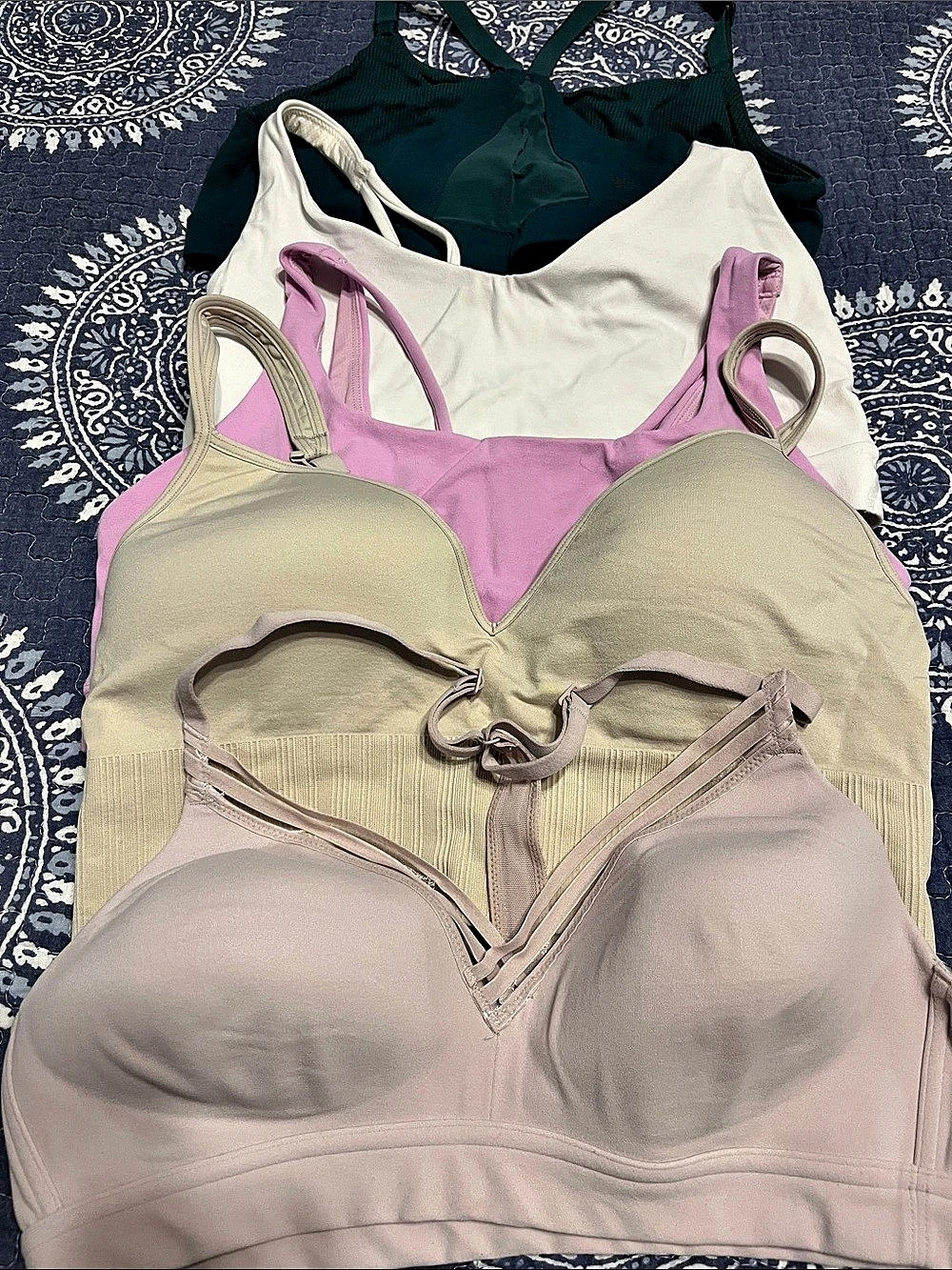 Athleta bundle of 5 medium sports bras